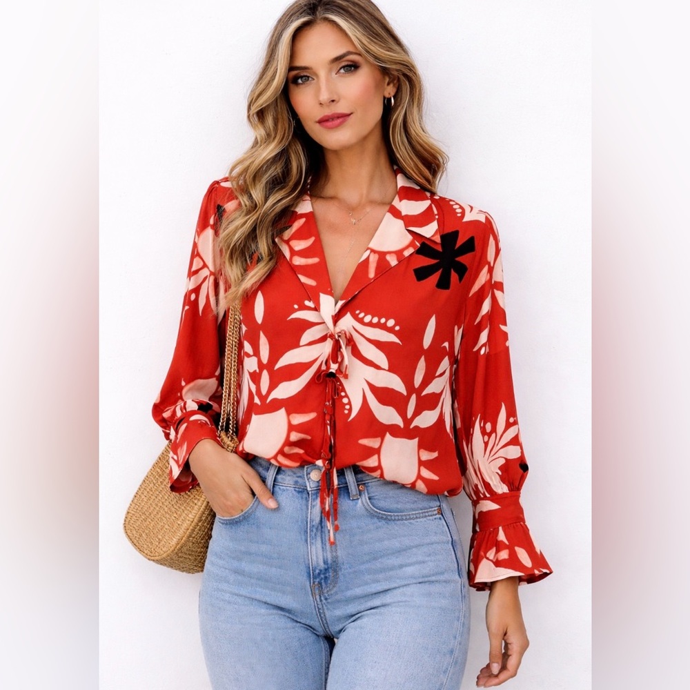 NWT Sophia Cris blouse